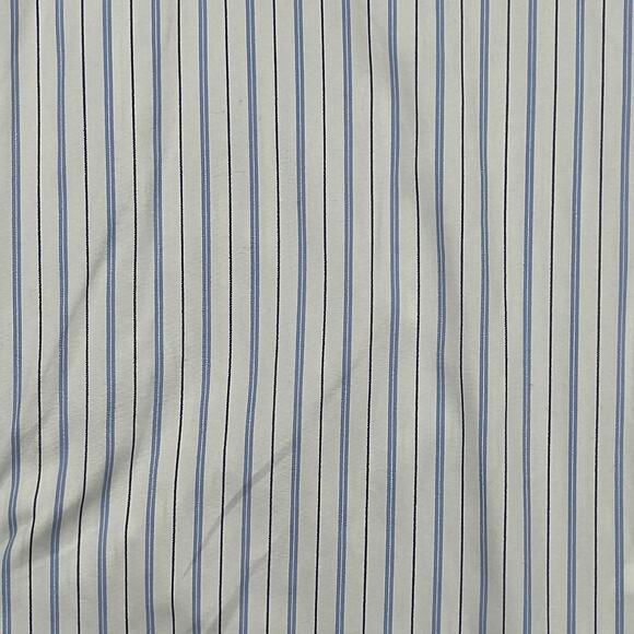 Ralph Lauren Men's XL White W/ Blue Stripes Button Down Long Sleeve Cotton Shirt - Picture 14 of 14